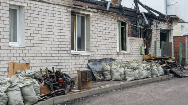 Professional Fire Damage Removal technician working in Glen Echo, MD